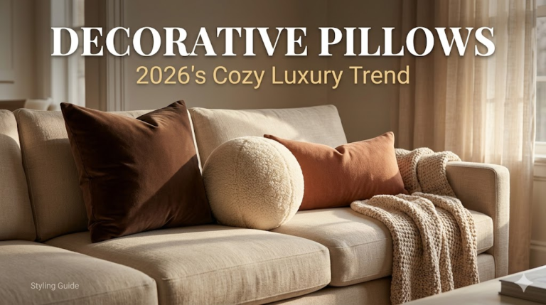 Cozy Decorative pillows 2026 ideas