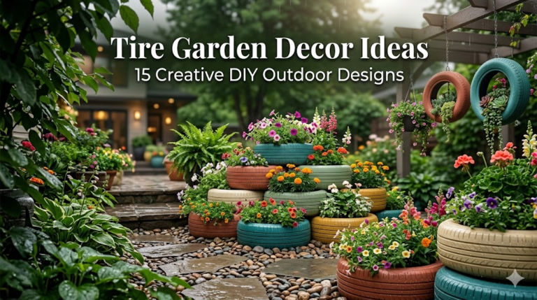 Tire Garden Decor Ideas
