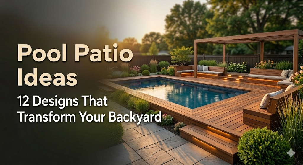 pool patio deck designs ideas