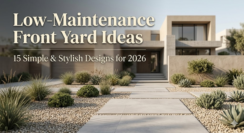 low maintenance front yard ideas