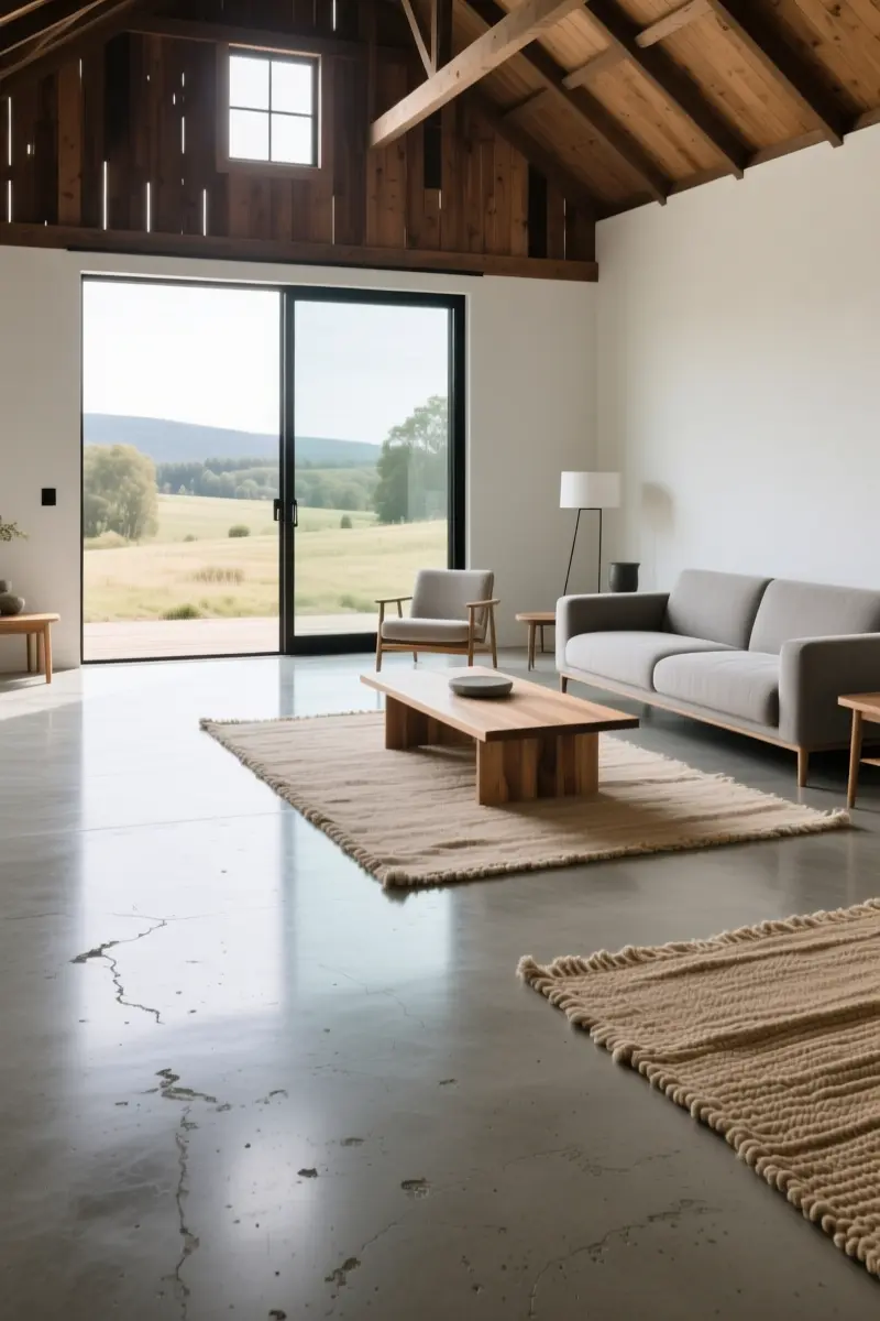 3. Seamless Polished Concrete Flooring