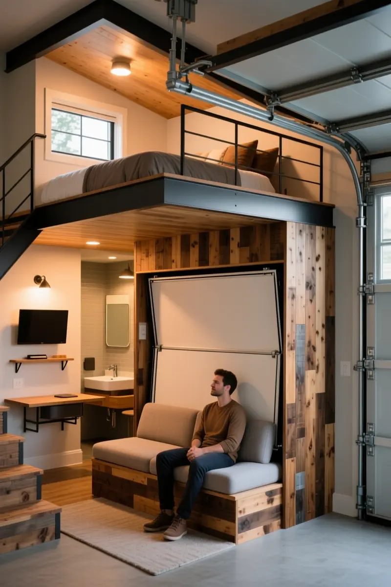 5. Modern Guest Suite & Tiny Apartment Loft