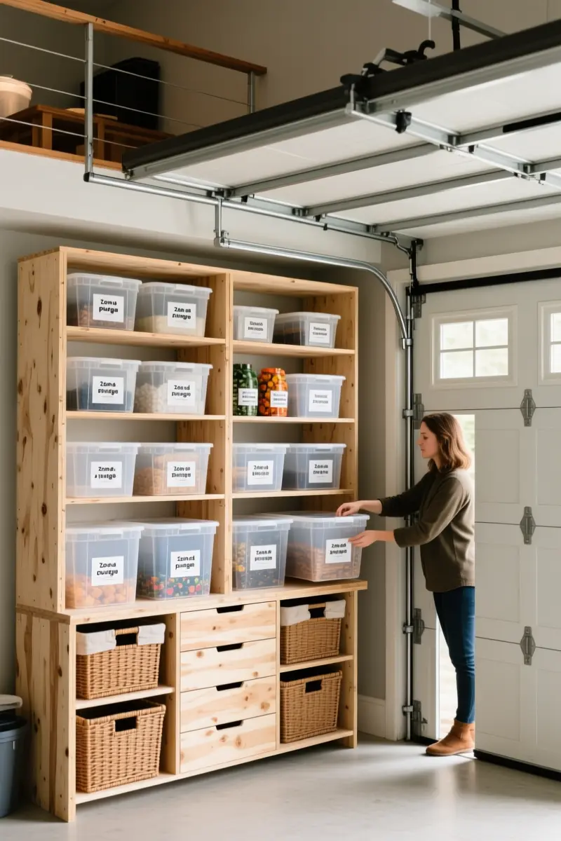 9. Hidden Multi-Tiered Decluttering Hub