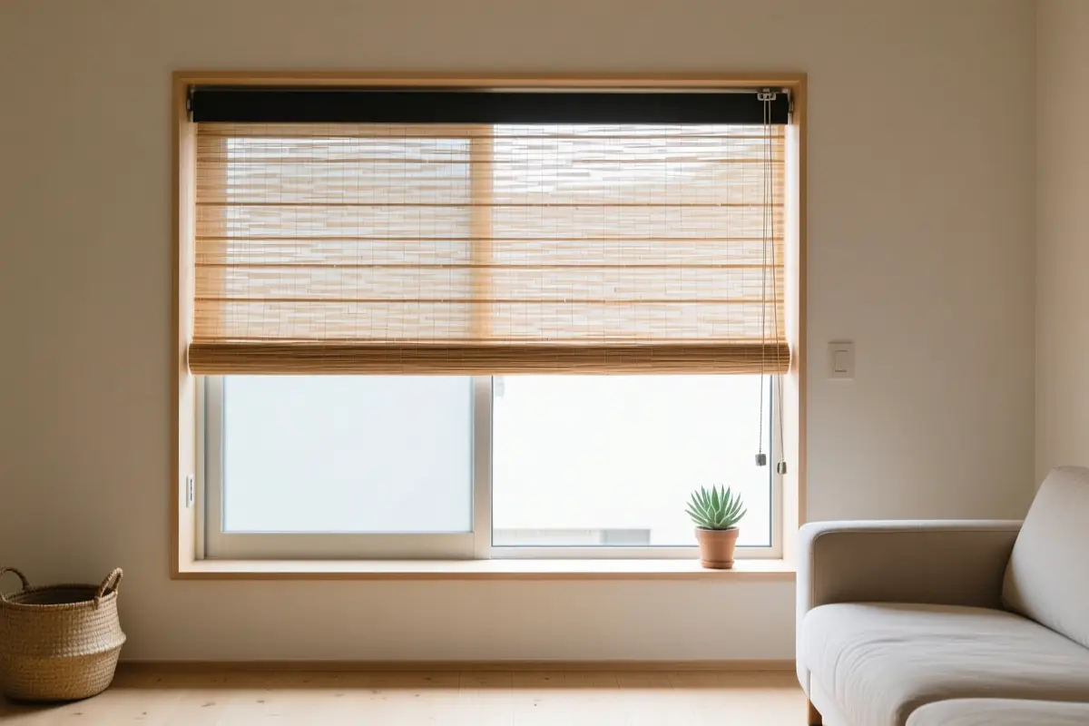 12. Tactile Woven Wood Window Treatments