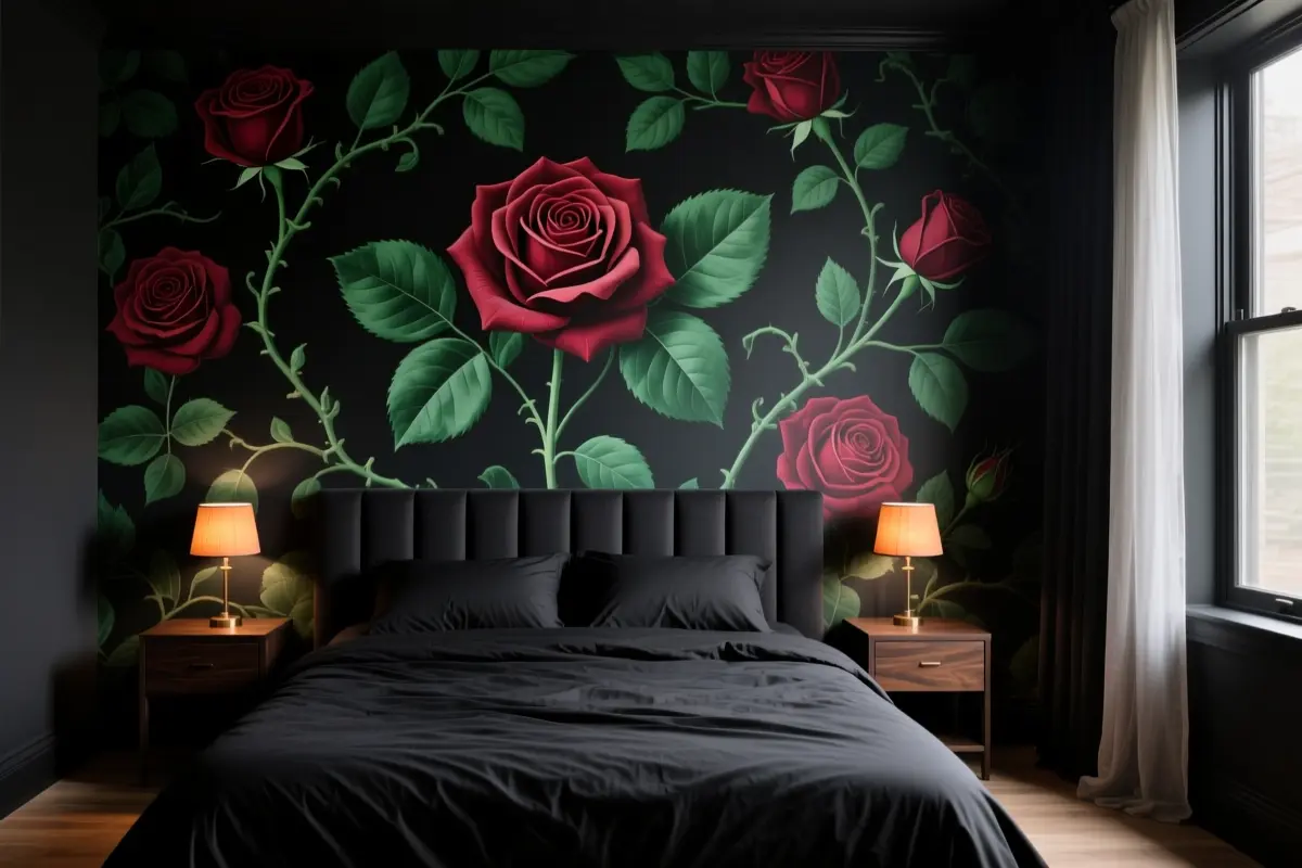 7. Large-Scale Moody Botanical Wallcoverings