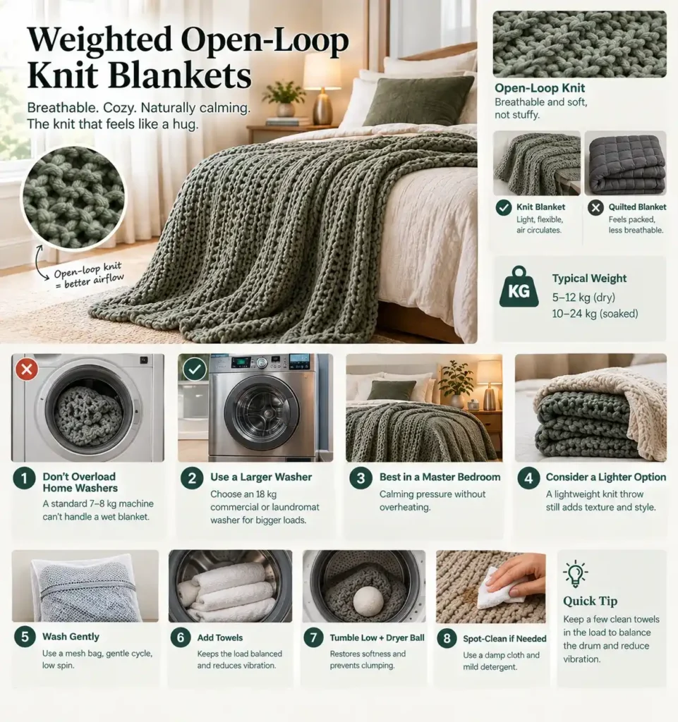 Cozy Weighted Knit Blanket Guide