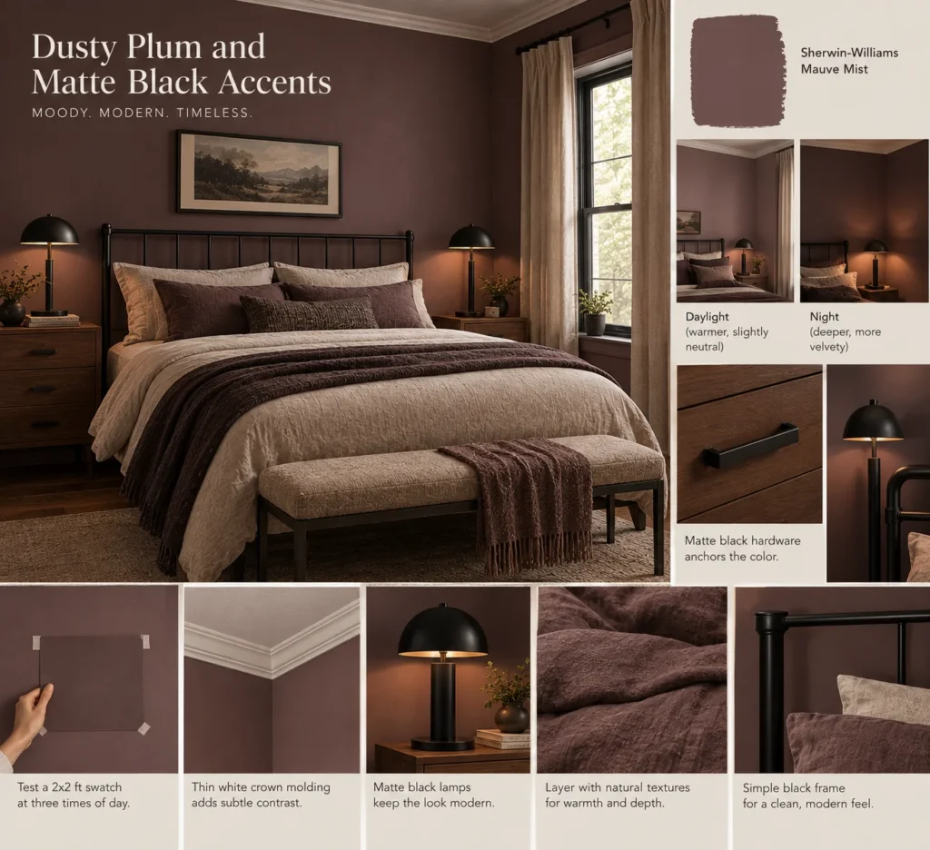 Dusty Plum Bedroom Design Guide