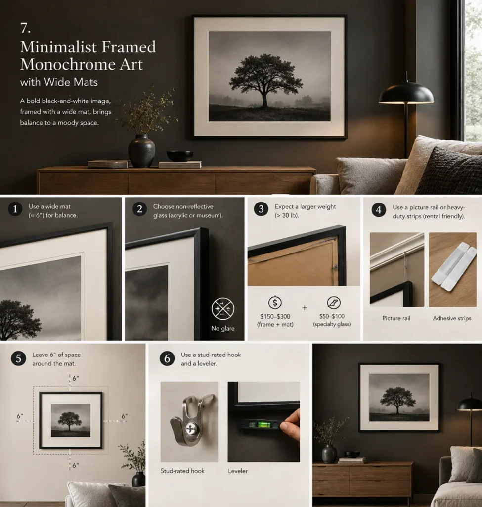 Minimalist Framed Monochrome Art Guide