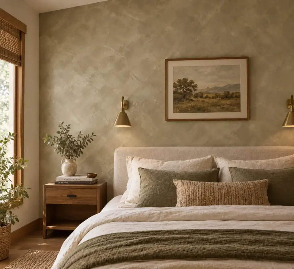 Serene Earth-Toned Bedroom Retreat Idea