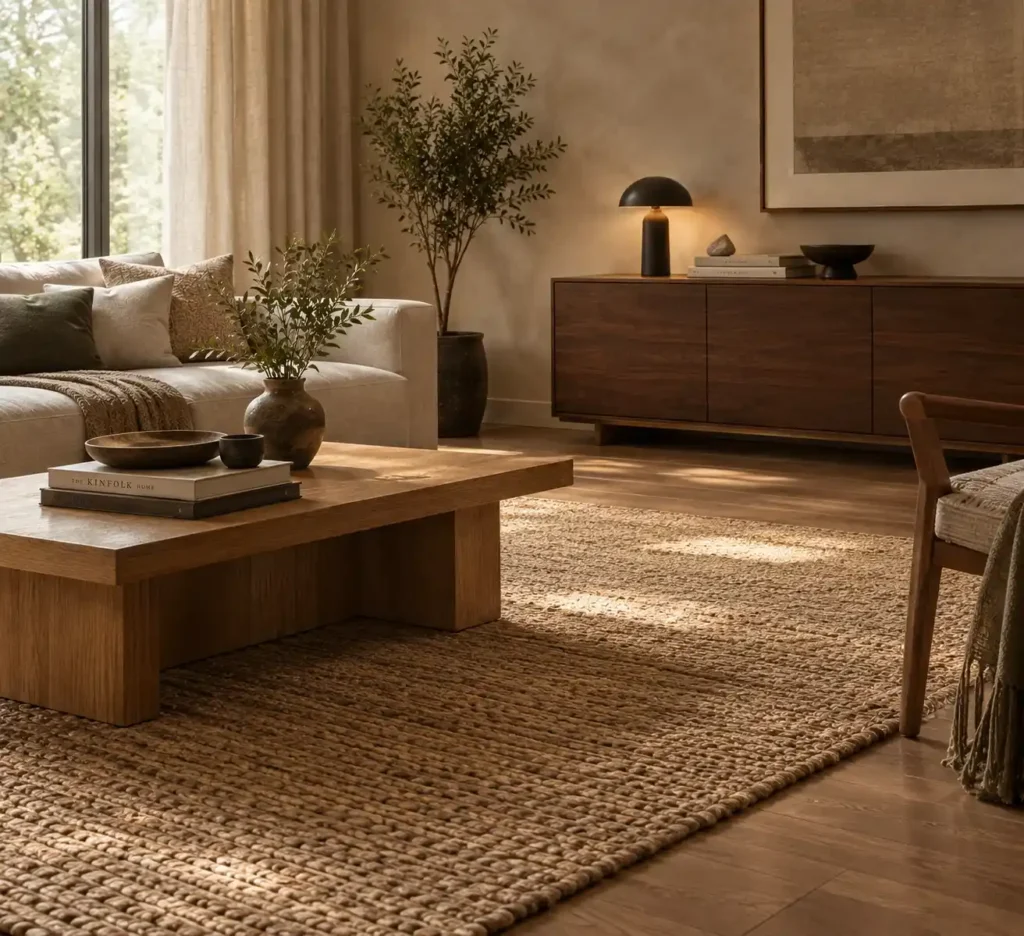 Warm Scandinavian Living Room Retreat