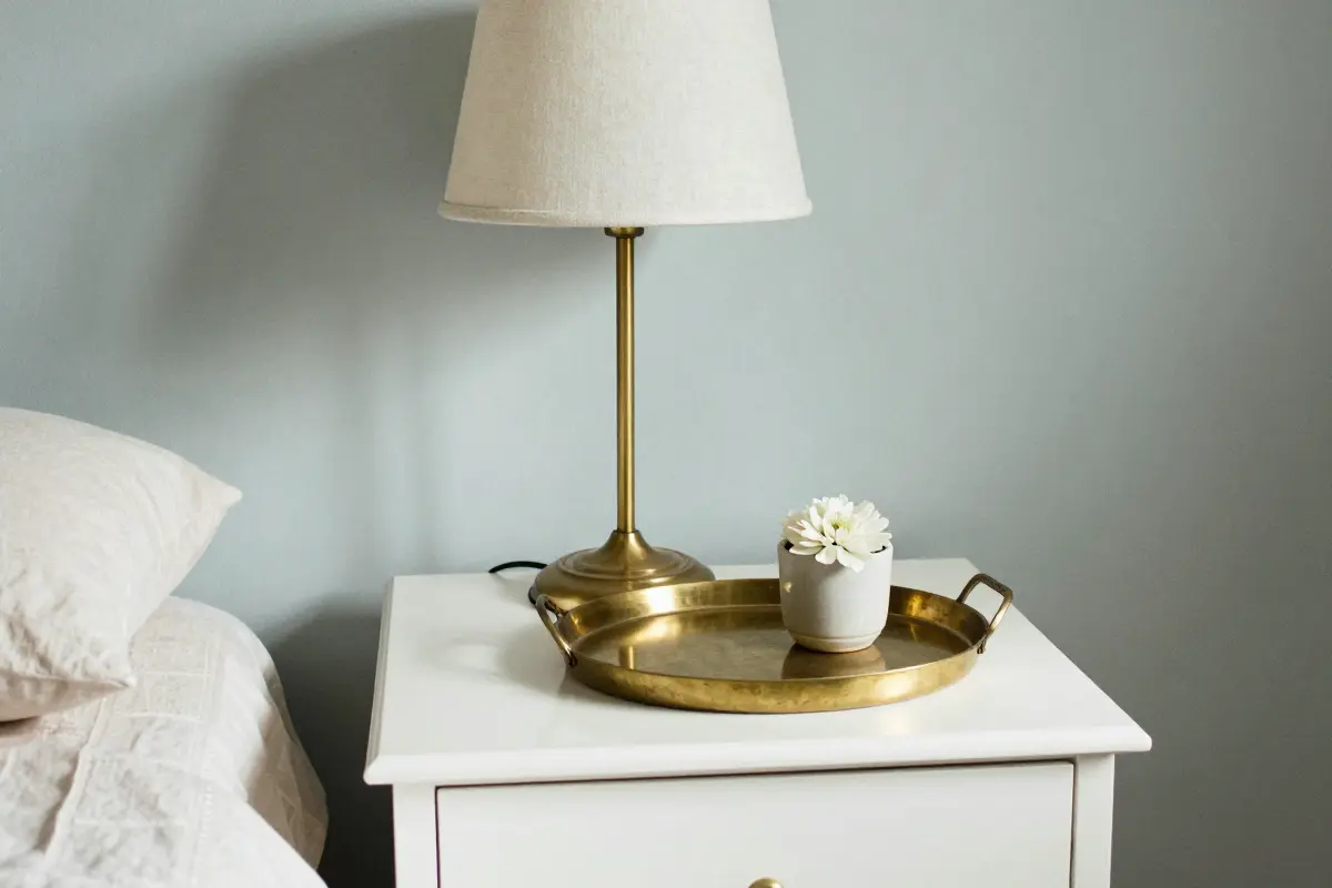 11. Incorporate Warm, Antique Brass Accents