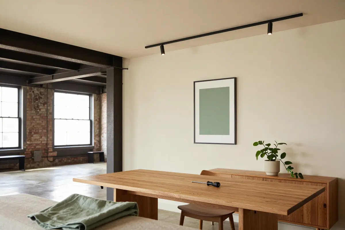 5. Install Directional Monopoint Lighting Tracks