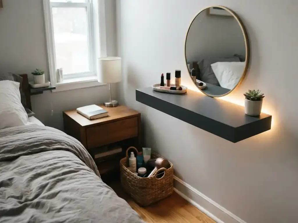 Charcol Floating Shelf Vanity