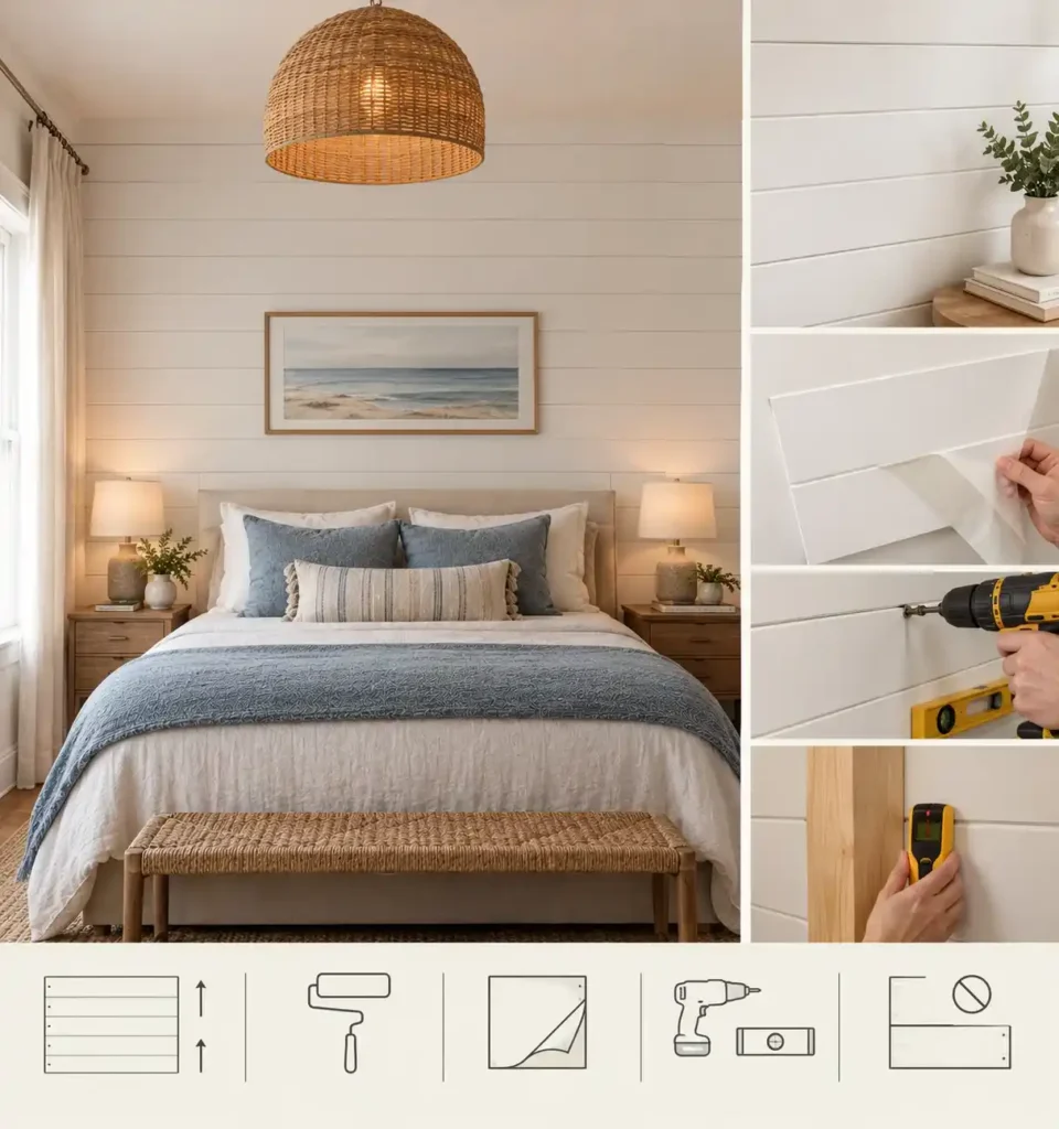 Coastal Bedroom Basket Organization Guide
