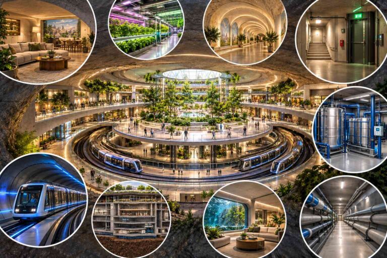10 Practical Underground City Design Ideas for Subterranean Living