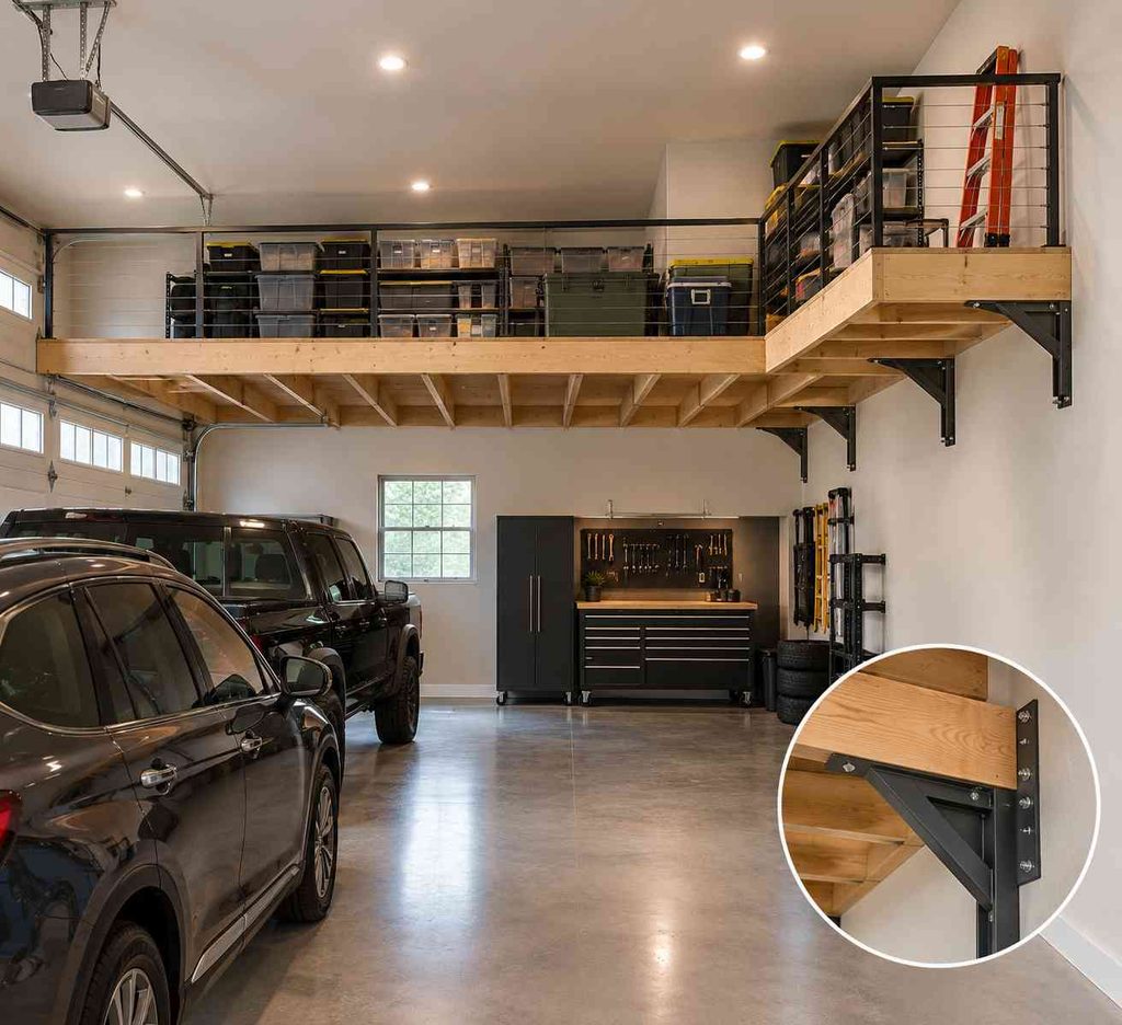 Modern Garage Loft Workshop